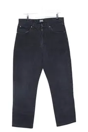 Vorschaubild 1 von Jeans Herren W33 Schwarz Straight Leg Denim Hose
