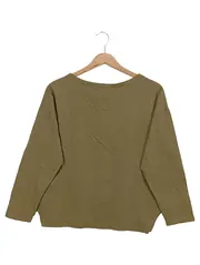 Vorschaubild 2 von Kinder Langarmshirt Grün Gr. 158 Baumwolle Casual