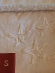 Vorschaubild 4 von Damen Bluse Langarm Sterne Stickerei Beige Gr. S