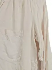 Vorschaubild 3 von Damen Bluse Langarm Sterne Stickerei Beige Gr. S