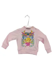 Vorschaubild 1 von Kinder Sweatshirt Rosa Gr. 68 Logo Print Casual Langarm