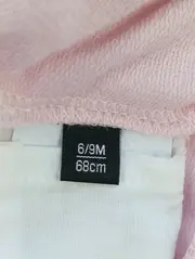 Vorschaubild 3 von Kinder Sweatshirt Rosa Gr. 68 Logo Print Casual Langarm