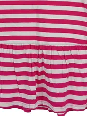 Vorschaubild 3 von Kinder Sommerkleid gestreift Rosa Gr. 110/116 Casual