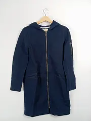 Vorschaubild 3 von Damen Sweatjacke Blau Gr. 36/S Kapuze Reißverschluss