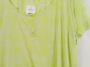 Vorschaubild 2 von Damen T-Shirt Gr. 52-54 Gelb Casual mit floralem Muster