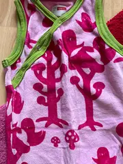 Vorschaubild 3 von Baby Body Mädchen Gr. 62 Rosa Baumwolle Tiermotive Knopfleiste