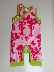 Vorschaubild 2 von Baby Body Mädchen Gr. 62 Rosa Baumwolle Tiermotive Knopfleiste