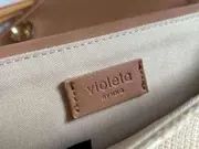 Vorschaubild 3 von Damen Umhängetasche Beige Elegant Klassisch Vintage 21x16cm