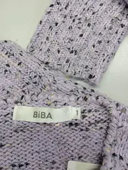 Vorschaubild 3 von Pullover Damen Gr. 36/S Lila Meliert Casual Strick Langarm