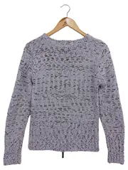 Vorschaubild 2 von Pullover Damen Gr. 36/S Lila Meliert Casual Strick Langarm