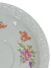 Vorschaubild 3 von Untertasse Unterteller Porzellan Blumenmuster Germany 16cm
