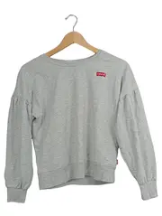 Vorschaubild 1 von Kinder Pullover Sweatshirt Gr. 164 Grau Casual Logo