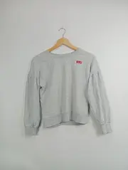 Vorschaubild 2 von Kinder Pullover Sweatshirt Gr. 164 Grau Casual Logo