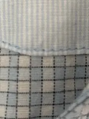 Vorschaubild 4 von Hemdbluse Damen Gr. 42 (XL) Kurzarm Kariert Blau Casual