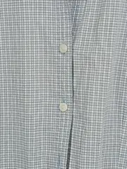 Vorschaubild 3 von Hemdbluse Damen Gr. 42 (XL) Kurzarm Kariert Blau Casual