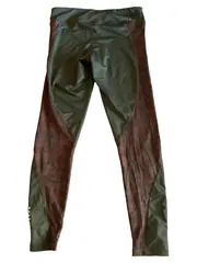 Vorschaubild 2 von Damen Jogginghose M Camouflage Grün Sportlich Polyester Elasthan