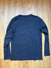 Vorschaubild 2 von Langarmshirt Herren XL Blau Basic Slim Fit Baumwolle