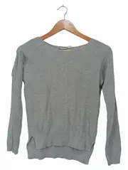 Vorschaubild 1 von Kinder Langarmshirt Grau Gr. 134/140 Casual Baumwolle