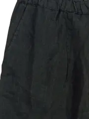 Vorschaubild 4 von Damen Stoffhose Gr. 40 Schwarz Leinen Casual