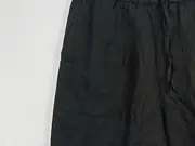 Vorschaubild 7 von Damen Stoffhose Gr. 40 Schwarz Leinen Casual