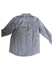 Vorschaubild 2 von Herren Freizeithemd Gr. M Grau Casual Baumwolle Langarm