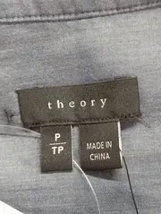 Vorschaubild 3 von Damen Hemdbluse Gr. 36/S Blau Kariert Klassisch Langarm Baumwolle