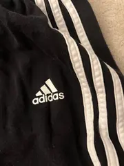 Vorschaubild 2 von 3-Streifen Trainingshose Kinder Jogginghose Baumwolle Schwarz Gr. 92