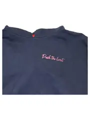 Vorschaubild 4 von Kinder Kapuzenpullover Blau Gr. 176 Casual Hoodie mit Aufdruck Streifen