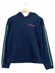 Vorschaubild 1 von Kinder Kapuzenpullover Blau Gr. 176 Casual Hoodie mit Aufdruck Streifen