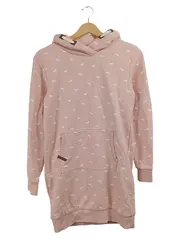 Vorschaubild 1 von Kapuzenpullover Kleid Kinder Gr. 158, 164 Rosa Pferde Hoodie