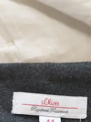 Vorschaubild 6 von A-Linienrock Damen Grau Uni Midirock Gr. 44 XXL