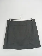 Vorschaubild 2 von A-Linienrock Damen Grau Uni Midirock Gr. 44 XXL