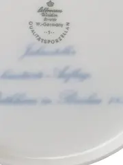Vorschaubild 6 von Jahresteller 1981 Sammelteller Porzellan Blau Historisch 20cm