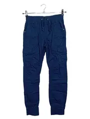 Vorschaubild 1 von Jogger Cargohose Kinder 152 Blau Baumwolle Freizeit Hose