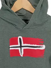 Vorschaubild 2 von Kinder Kapuzenpullover Hoodie Gr. 152 Grün Outdoor Flagge