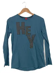 Vorschaubild 1 von Kinder Langarmshirt Gr. 152 Petrol Casual mit HEY Schriftzug