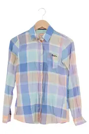 Vorschaubild 1 von PEPE JEANS Damen Bluse XS/32 Mehrfarbig Kariert Casual Baumwolle