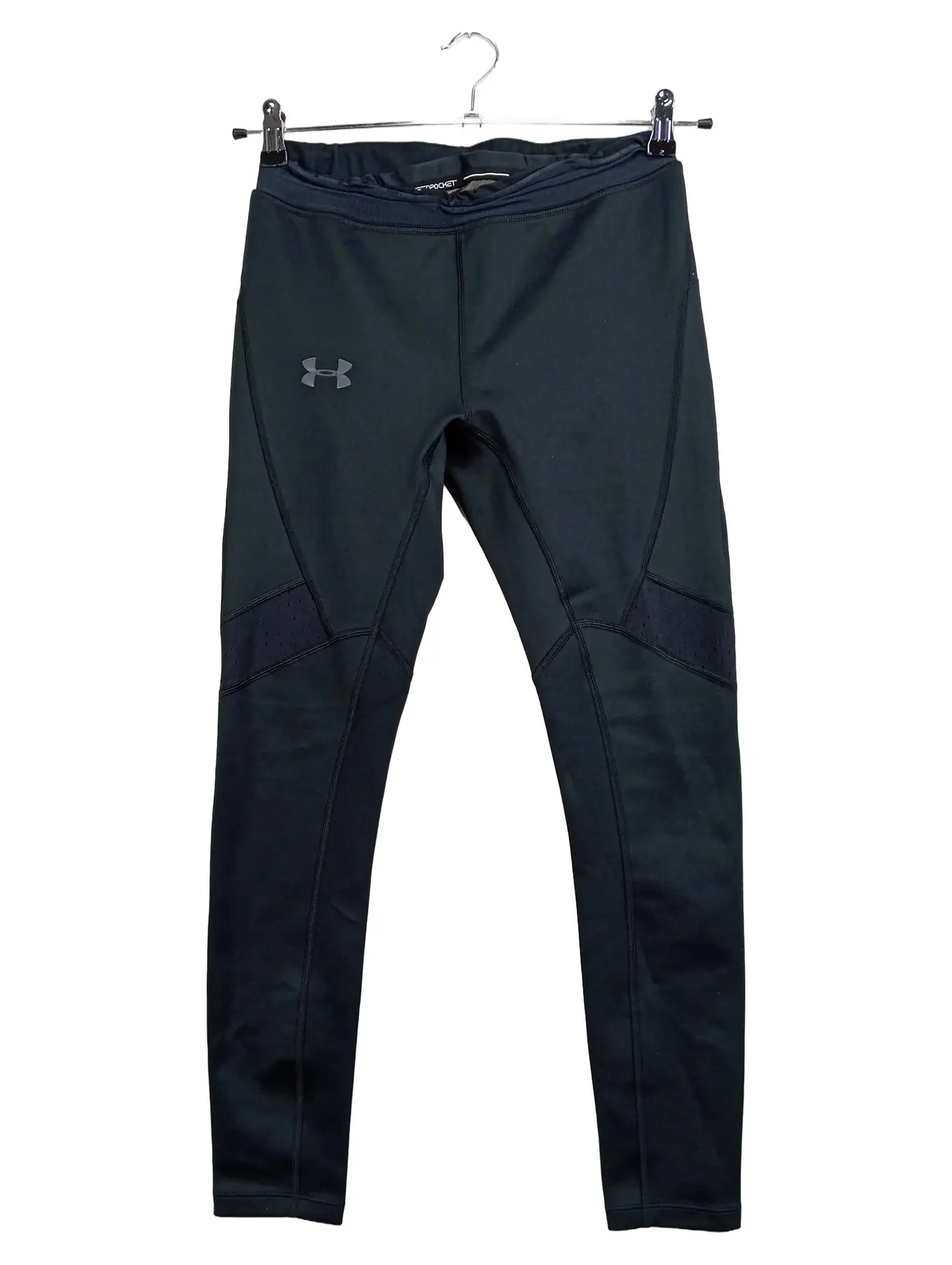 UNDER ARMOUR Herren Leggings Schwarz Sportlich Größe L