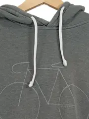 Vorschaubild 4 von Kapuzenpullover Herren M Grün Fahrrad Motiv WHO NEEDS CARS
