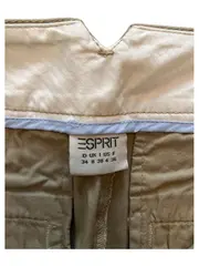 Vorschaubild 2 von Stoffhose Damen Gr. 34 Beige Chino Bootcut Baumwolle