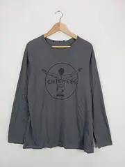 Vorschaubild 2 von Herren Langarmshirt Grau L Casual Baumwolle