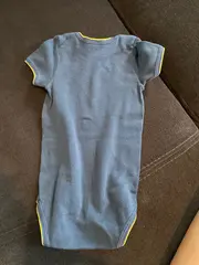 Vorschaubild 3 von Baby Body Kurzarm Gr. 68 Blau Baumwolle Organic