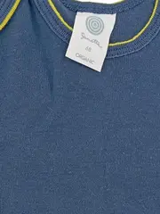 Vorschaubild 5 von Baby Body Kurzarm Gr. 68 Blau Baumwolle Organic