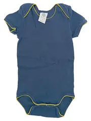 Vorschaubild 1 von Baby Body Kurzarm Gr. 68 Blau Baumwolle Organic