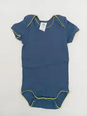 Vorschaubild 2 von Baby Body Kurzarm Gr. 68 Blau Baumwolle Organic