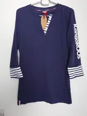 Vorschaubild 2 von Damen Langarmshirt Tunika Gr. 42/XL Maritim Baumwolle Blau