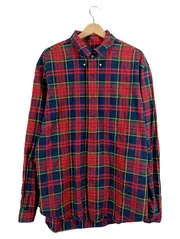 Vorschaubild 1 von Hemd XXL Kariert Slim Fit Button-Down Rot Blau Herren