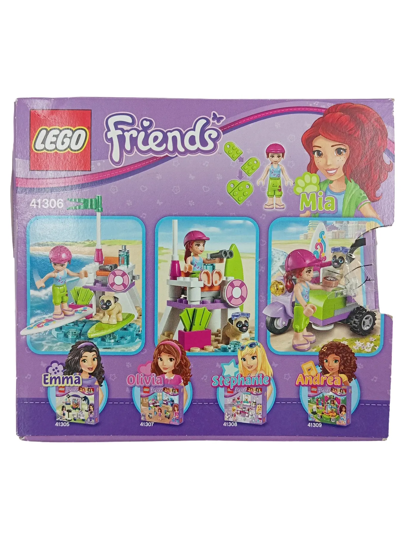 LEGO Friends 41306 Mias Strandroller Bauset Mädchen Hund Mehrfarbig