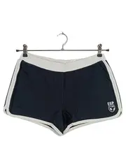 Vorschaubild 1 von Sport Shorts Damen 38 Schwarz Retro Logo Baumwolle