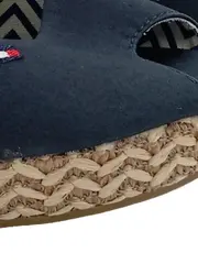 Vorschaubild 3 von Damen Peeptoe Keilabsatz Sandalen Gr. 39 Blau Modisch